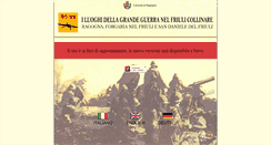 Desktop Screenshot of grandeguerra-ragogna.it